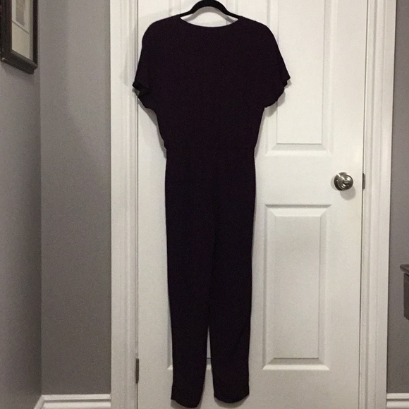 MASSIMO DUTTI Romper Overall Jumpsuit in Plum Purple size 4 - EUC - Picture 5 of 12